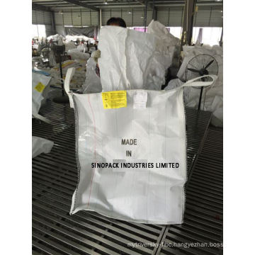 White Type D Anti Static Bulk Bags Ungroundable, Anti-Sift for Chemicals